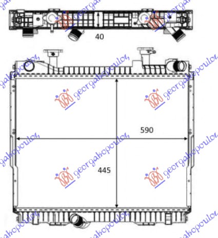 ΨΥΓΕΙΟ 2.5 D ΠΕΤΡΕΛΑΙΟ (445x570x40) (KOYO)