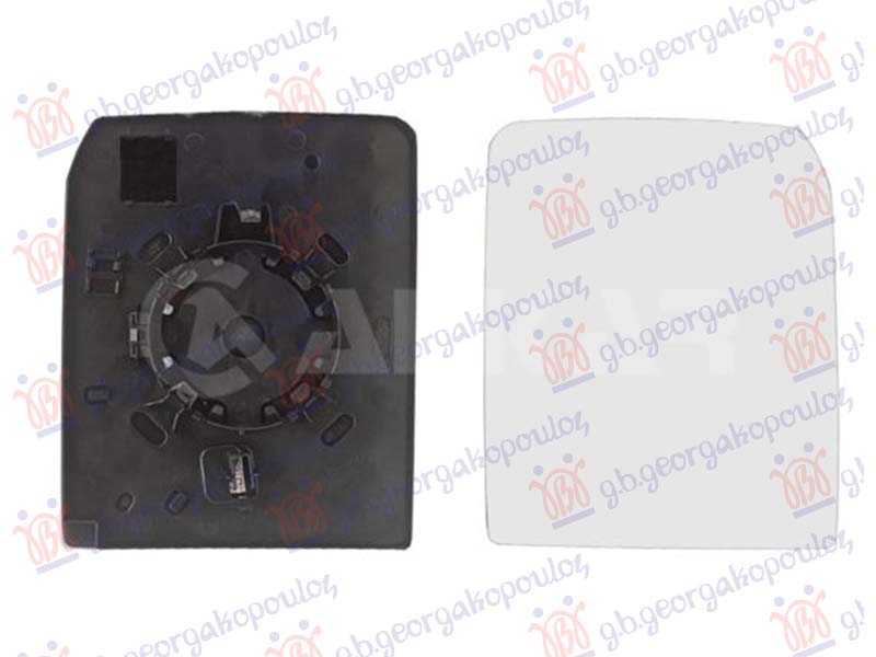 ΚΡΥΣΤΑΛΛΟ ΚΑΘΡΕΦΤΗ ΘΕΡΜΑΙΝΟΜΕΝΟ (CONVEX GLASS) 2024- (2 PIN) ΔΕΞ