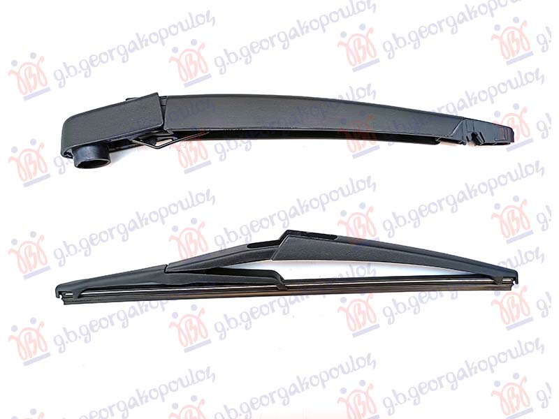 ΥΑΛΟΚΑΘΑΡΙΣΤΗΡΑΣ ΠΙΣΩ ΜΕ ΜΠΡΑΤΣΟ 305mm