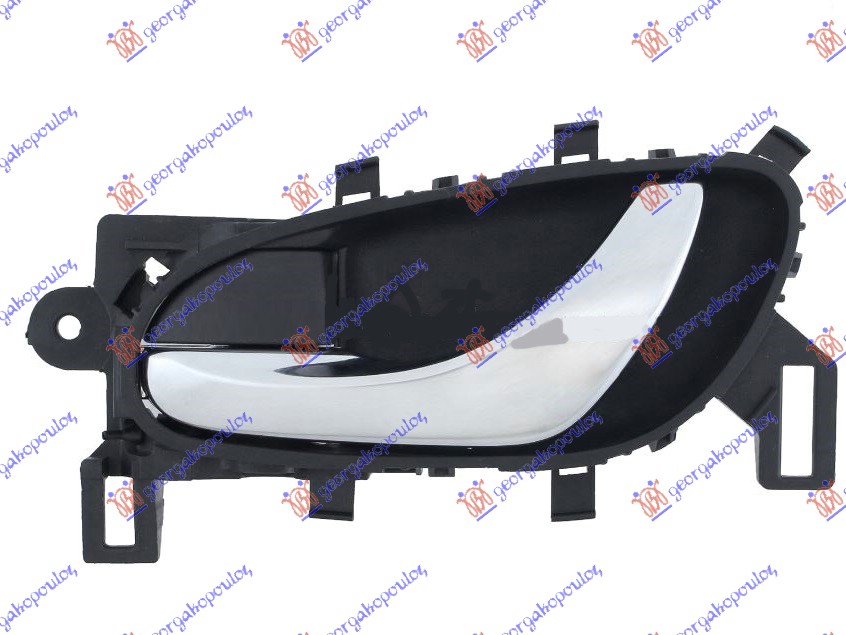 ΧΕΡΟΥΛΙ ΠΟΡΤΑΣ ΕΜΠΡΟΣ-ΠΙΣΩ ΕΣΩ ΧΡΩΜΙΟ/ΜΑΥΡΟ  (ΜΕ ΜΑΥΡΗ ΑΣΦΑΛΕΙΑ) ΔΕΞ