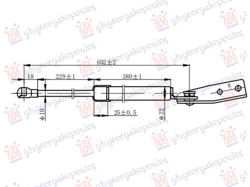 ΑΜΟΡΤΙΣΕΡ ΜΠΑΓΚΑΖ (652L-450N) ΔΕΞ