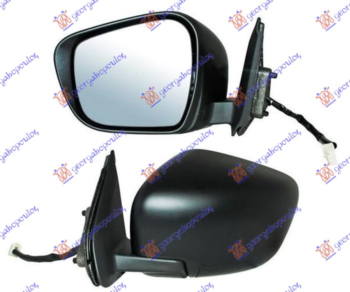 ΚΑΘΡΕΦΤΗΣ ΗΛΕΚΤΡΙΚΟΣ ΜΑΥΡΟΣ (CONVEX GLASS) ΑΡ