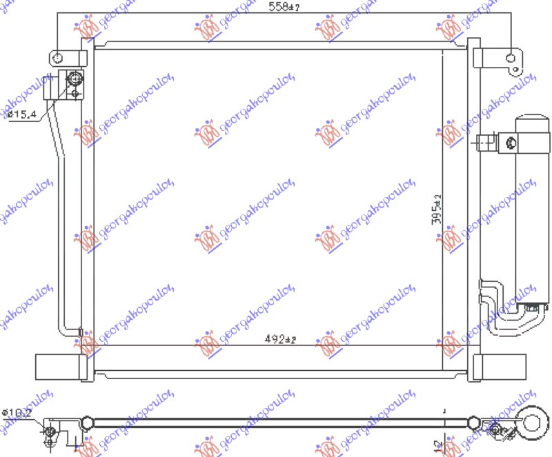 ΨΥΓΕΙΟ A/C 1.2 DIG-T-1.6 DIG-T ΒΕΝΖΙΝΗ (492x395) (KOYO)