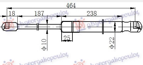 ΑΜΟΡΤΙΣΕΡ ΜΠΑΓΚΑΖ (464L-695N)