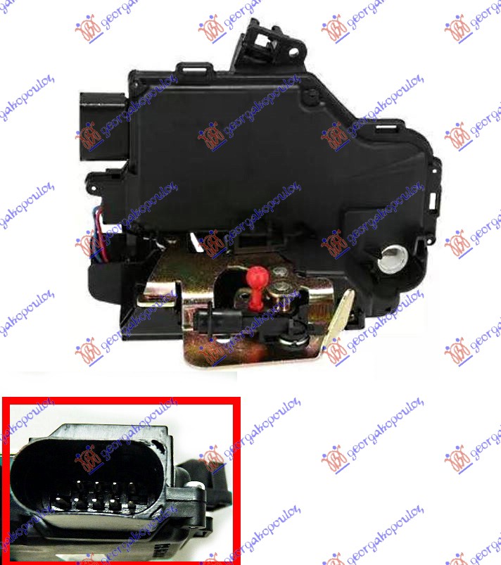 ΚΛΕΙΔΑΡΙΑ ΠΟΡΤΑΣ ΕΜΠΡΟΣ ΗΛΕΚΤΡΟΜΑΓΝΗΤΙΚΗ (9pins) (Α ΠΟΙΟΤΗΤΑ) ΑΡ