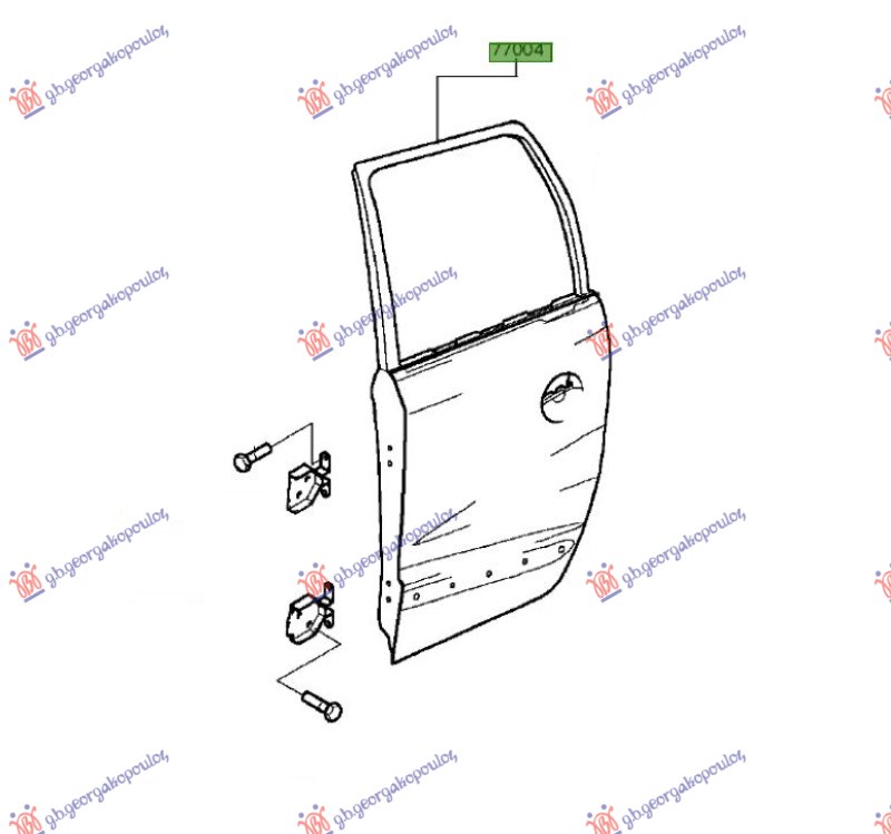 ΠΟΡΤΑ ΠΙΣΩ (Γ) ΔΕΞ