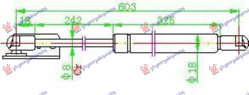 ΑΜΟΡΤΙΣΕΡ ΜΠΑΓΚΑΖ (603L-400N) ΑΡ