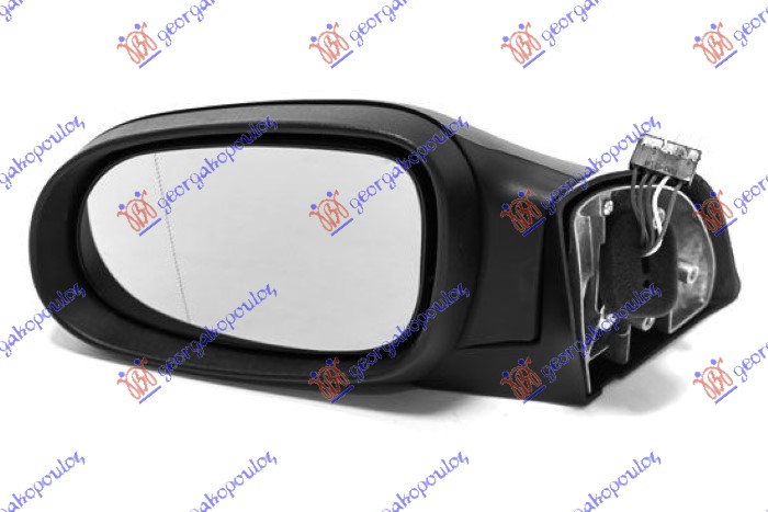 ΚΑΘΡΕΦΤΗΣ ΗΛΕΚΤΡΙΚΟΣ ΘΕΡΜΑΙΝΟΜΕΝΟΣ ΗΛΕΚΤΡΙΚΑ ΑΝΑΚΛΙΝΟΜΕΝΟΣ ΒΑΦΟΜΕΝΟΣ (7 PIN) (ASPHERICAL GLASS) ΑΡ