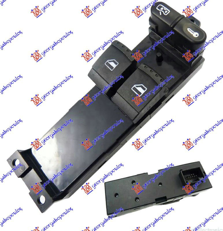 ΔΙΑΚΟΠΤΗΣ ΠΑΡΑΘΥΡΟΥ ΕΜΠΡΟΣ (Διπλός) (ΠΡΑΣΙΝΟ ΦΩΣ) (6/9pin) ΑΡ