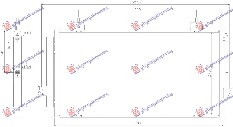 ΨΥΓΕΙΟ A/C ΓΙΑ ΟΛΑ ΒΕΝΖΙΝΗ/ΠΕΤΡΕΛΑΙΟ (730x400x16) (KOYO)