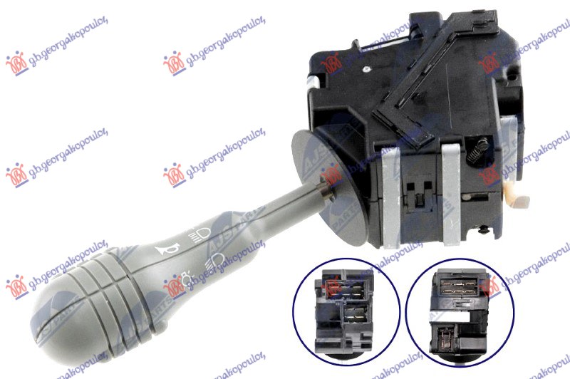 ΔΙΑΚΟΠΤΗΣ ΦΩΤΩΝ/ΦΛΑΣ/ΚΟΡΝΑΣ (10pin)