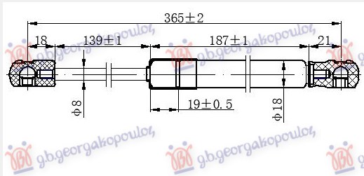 ΑΜΟΡΤΙΣΕΡ ΜΠΑΓΚΑΖ CABRIO (365L-500N)