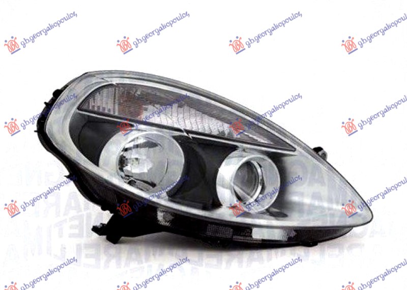 ΦΑΝΟΣ ΕΜΠΡΟΣ ΗΛΕΚΤΡΙΚΟΣ ΜΑΥΡΟΣ 2010- (ΜΕ ΦΑΚΟ) (MARELLI) ΔΕΞ