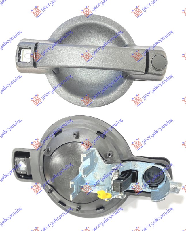 ΧΕΡΟΥΛΙ ΠΟΡΤΑΣ ΣΥΡΩΜΕΝΗΣ ΕΞΩ  (ΧΩΡΙΣ ΤΡΥΠΑ ΓΙΑ ΑΦΑΛΟ) ΔΕΞ