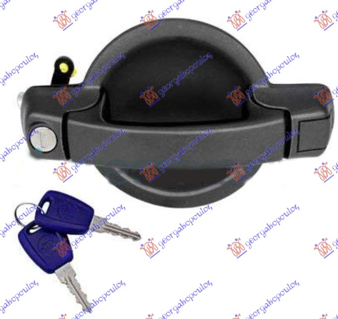 ΧΕΡΟΥΛΙ ΠΟΡΤΑΣ ΣΥΡΩΜΕΝΗΣ ΕΞΩ ΚΟΜΜΑΤΙ ΜΕ ΚΛΕΙΔΙ ΔΕΞ