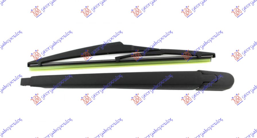 ΥΑΛΟΚΑΘΑΡΙΣΤΗΡΑΣ ΠΙΣΩ ΜΕ ΜΠΡΑΤΣΟ  S.W . 305mm