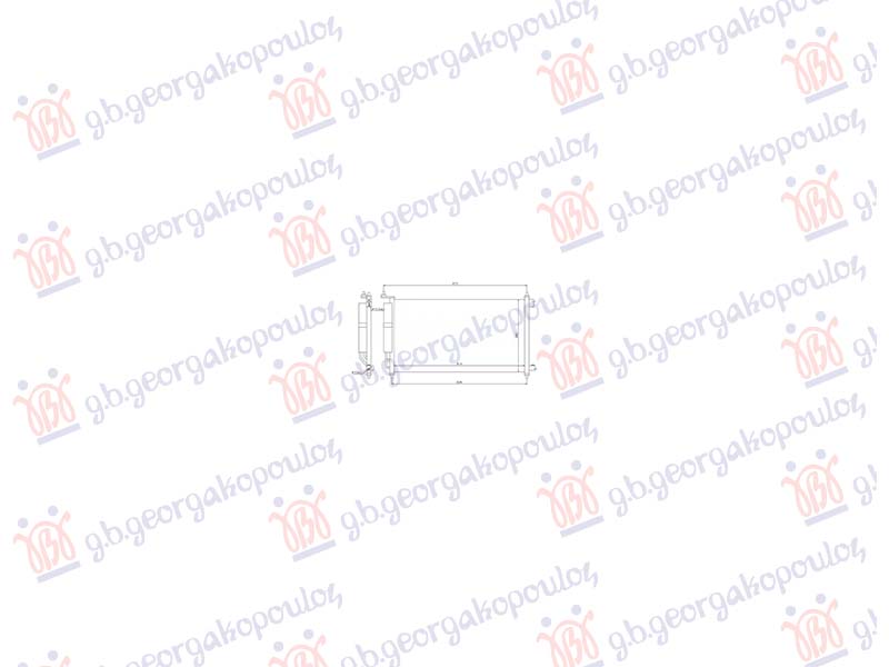 ΨΥΓΕΙΟ A/C ΒΕΝΖΙΝΗ (654x340x16) (KOYO)