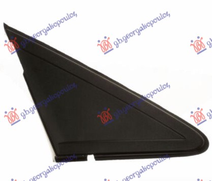 ΔΙΑΚΟΣΜΗΤΙΚΟ ΦΤΕΡΟΥ ΕΜΠΡΟΣ/ΤΡΙΓΩΝΟ ΚΑΘΡΕΦΤΗ ΑΝΩ ΜΑΥΡΟ ΔΕΞ