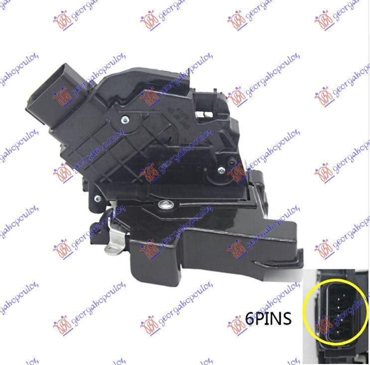 ΚΛΕΙΔΑΡΙΑ ΠΟΡΤΑΣ ΕΜΠΡΟΣ ΗΛΕΚΤΡΟΜΑΓΝΗΤΙΚΗ (6pins) ΑΡ