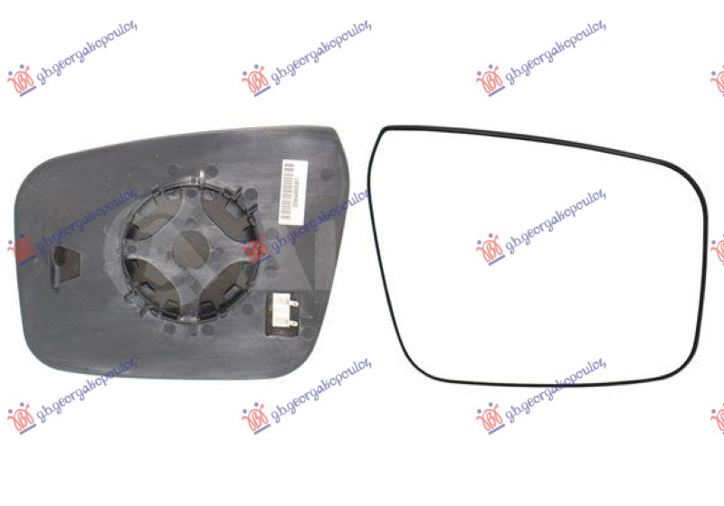 ΚΡΥΣΤΑΛΛΟ ΚΑΘΡΕΦΤΗ ΘΕΡΜΑΙΝΟΜΕΝΟ (ΣΤΡΟΓΓΥΛΗ ΒΑΣΗ) (CONVEX GLASS) ΑΡ