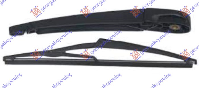 ΥΑΛΟΚΑΘΑΡΙΣΤΗΡΑΣ ΠΙΣΩ ΜΕ ΜΠΡΑΤΣΟ  S.W . 305mm