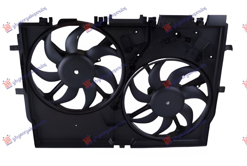 ΒΕΝΤΙΛΑΤΕΡ ΨΥΓΕΙΟΥ ΚΟΜΠΛΕ (ΔΙΠΛΟ) 2.3-3.0 JTD ΠΕΤΡΕΛΑΙΟ (- A/C) (368mm) (2+2 PIN)