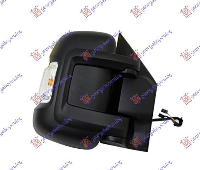 ΚΑΘΡΕΦΤΗΣ ΗΛΕΚΤΡΙΚΟΣ ΘΕΡΜΑΙΝΟΜΕΝΟΣ ΚΟΝΤΟΣ (ΜΕ ΦΛΑΣ) ΜΕ ΦΩΣ ΟΓΚΟΥ (16W) (CONVEX GLASS) ΔΕΞ