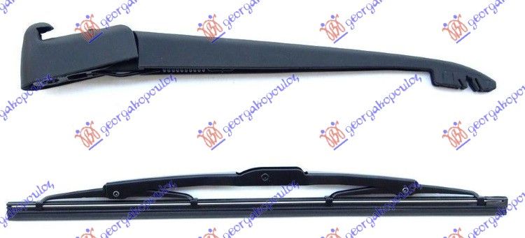 ΥΑΛΟΚΑΘΑΡΙΣΤΗΡΑΣ ΠΙΣΩ ΜΕ ΜΠΡΑΤΣΟ  S.W . 290mm