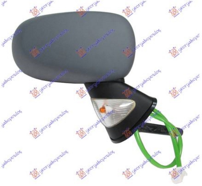 ΚΑΘΡΕΦΤΗΣ ΗΛΕΚΤΡΙΚΟΣ ΘΕΡΜΑΙΝΟΜΕΝΟΣ ΒΑΦΟΜΕΝΟΣ (ΜΕ ΛΕΥΚΟ ΦΛΑΣ) (ΜΕ ΑΙΣΘΗΤΗΡΑ) (9 PIN) (CONVEX GLASS) ΔΕΞ