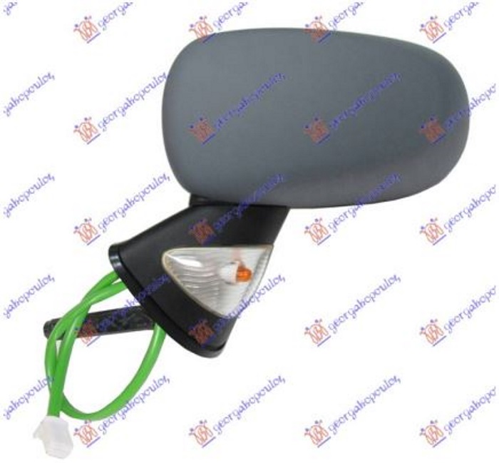 ΚΑΘΡΕΦΤΗΣ ΗΛΕΚΤΡΙΚΟΣ ΘΕΡΜΑΙΝΟΜΕΝΟΣ ΒΑΦΟΜΕΝΟΣ (ΜΕ ΛΕΥΚΟ ΦΛΑΣ) (7 PIN) (ASPHERICAL GLASS) ΑΡ