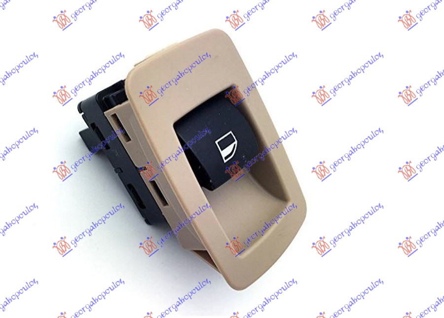 ΔΙΑΚΟΠΤΗΣ ΠΑΡΑΘΥΡΟΥ ΕΜΠΡΟΣ (& ΠΙΣΩ ΔΕΞΙΑ=ΑΡΙΣΤΕΡΑ ) (Μπέζ Καπάκι/Μάυρο μπουτον) (3pin) ΔΕΞ