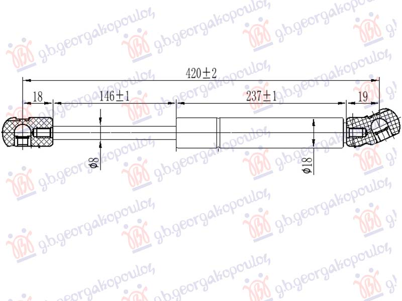 ΑΜΟΡΤΙΣΕΡ ΚΑΠΟ ΕΜΠΡΟΣ (420L-295N)