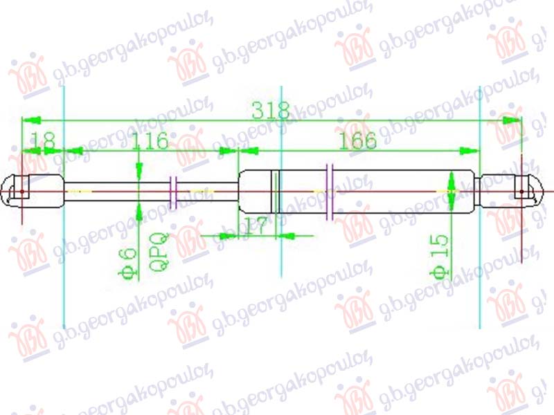ΑΜΟΡΤΙΣΕΡ ΠΙΣΩ ΠΑΡΜΠΡΙΖ (315L-160N)