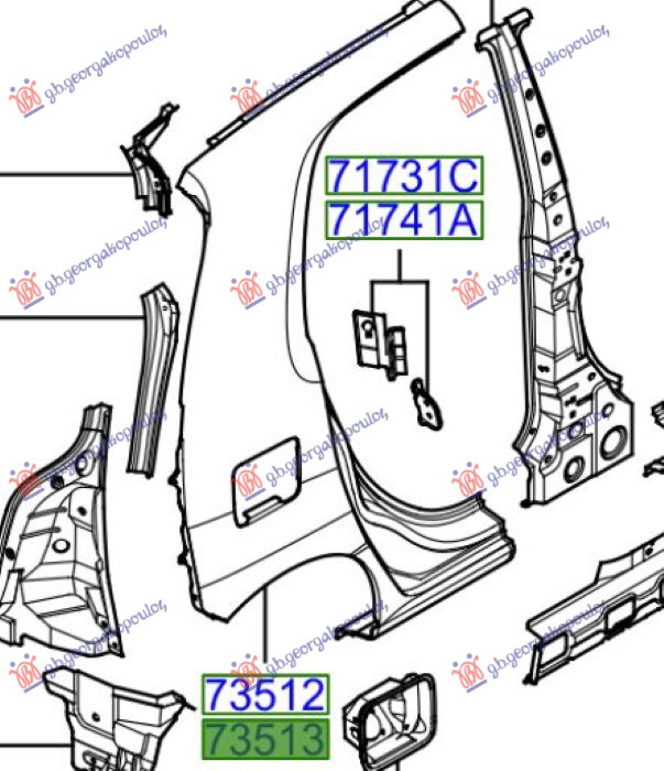 ΦΤΕΡΟ ΟΠΙΣΘΙΟ ΔΕΞ