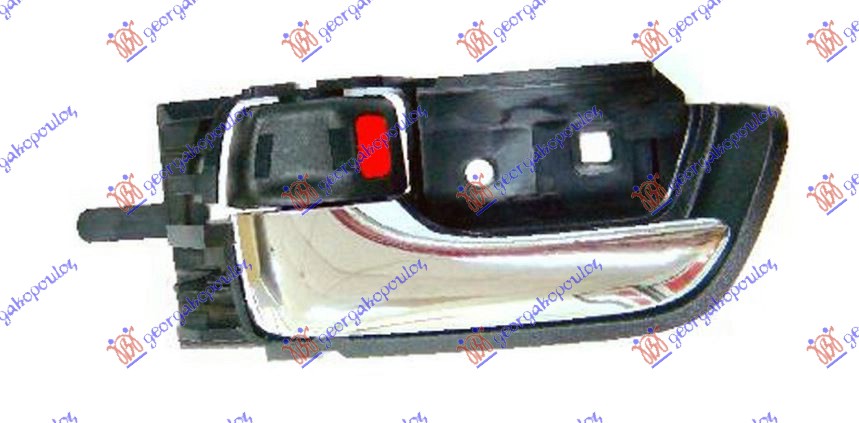 ΧΕΡΟΥΛΙ ΠΟΡΤΑΣ ΕΜΠΡΟΣ-ΠΙΣΩ ΕΣΩ ΧΡΩΜΙΟ/ΜΑΥΡΟ ΑΡ