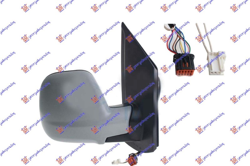 ΚΑΘΡΕΦΤΗΣ ΗΛΕΚΤΡΙΚΟΣ ΘΕΡΜΑΙΝΟΜΕΝΟΣ ΗΛΕΚΤΡΙΚΑ ΑΝΑΚΛΙΝΟΜΕΝΟΣ ΒΑΦΟΜΕΝΟΣ (ΜΕ ΑΙΣΘΗΤΗΡΑ & BLIS) (9+2 PIN) (CONVEX GLASS) ΔΕΞ