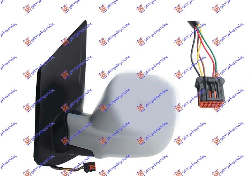 ΚΑΘΡΕΦΤΗΣ ΗΛΕΚΤΡΙΚΟΣ ΘΕΡΜΑΙΝΟΜΕΝΟΣ ΗΛΕΚΤΡΙΚΑ ΑΝΑΚΛΙΝΟΜΕΝΟΣ ΒΑΦΟΜΕΝΟΣ (ΜΕ BLIS) (9 PIN) (CONVEX GLASS) ΑΡ