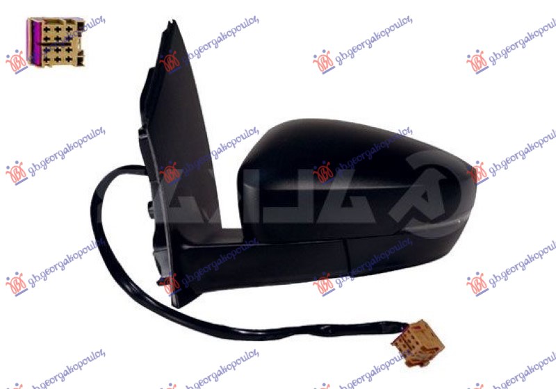 ΚΑΘΡΕΦΤΗΣ ΗΛΕΚΤΡΙΚΟΣ ΘΕΡΜΑΙΝΟΜΕΝΟΣ (ΜΕ ΦΛΑΣ) (ΤΕΤΡΑΓΩΝΗ ΦΙΣΑ) (ASHPERICAL GLASS) ΑΡ