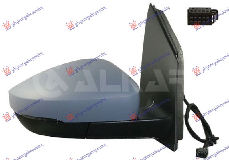 ΚΑΘΡΕΦΤΗΣ ΗΛΕΚΤΡΙΚΟΣ ΘΕΡΜΑΙΝΟΜΕΝΟΣ ΗΛΕΚΤΡΙΚΑ ΑΝΑΚΛΙΝΟΜΕΝΟΣ ΒΑΦΟΜΕΝΟΣ (ΜΕ ΦΛΑΣ) (ΜΑΚΡΟΣΤΕΝΗ ΦΙΣΑ) (ASPHERICAL GLASS) ΔΕΞ