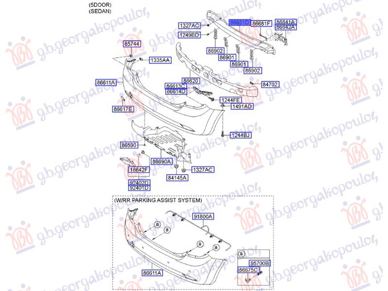 ΤΡΑΒΕΡΣΑ ΠΡΟΦΥΛΑΚΤΗΡΑ ΠΙΣΩ (Γ)