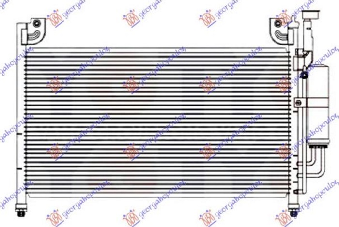 ΨΥΓΕΙΟ A/C ΒΕΝΖΙΝΗ/ΠΕΤΡΕΛΑΙΟ (575x335x16) (KOYO)