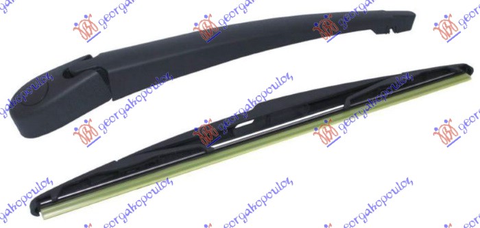 ΥΑΛΟΚΑΘΑΡΙΣΤΗΡΑΣ ΠΙΣΩ ΜΕ ΜΠΡΑΤΣΟ  (ΜΕ ΑΝΟΙΓΟΜΕΝΟ ΠΑΡΜΠΡΙΖ) 400mm