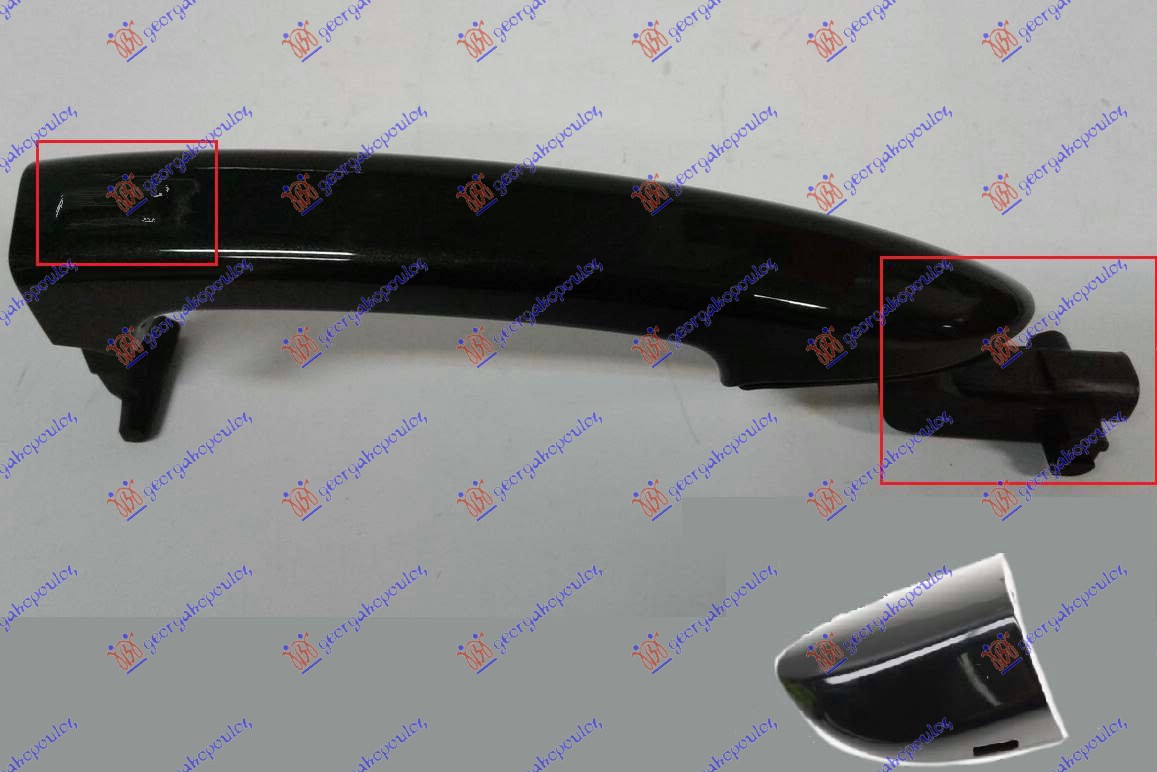 ΧΕΡΟΥΛΙ ΠΟΡΤΑΣ ΕΜΠΡΟΣ ΕΞΩ  (ΜΕ ΑΙΣΘΗΤΗΡΑ)  (ΒΑΜΜΕΝΟ ΜΑΥΡΟ) ΔΕΞ