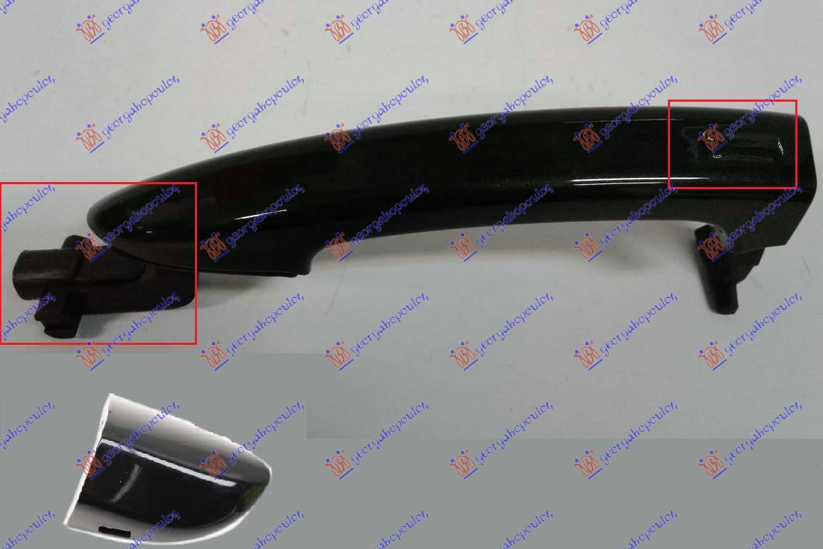 ΧΕΡΟΥΛΙ ΠΟΡΤΑΣ ΕΜΠΡΟΣ ΕΞΩ  (ΜΕ ΑΙΣΘΗΤΗΡΑ)  (ΒΑΜΜΕΝΟ ΜΑΥΡΟ) ΑΡ