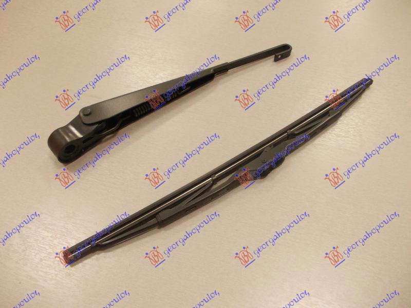 ΥΑΛΟΚΑΘΑΡΙΣΤΗΡΑΣ ΠΙΣΩ ΜΕ ΜΠΡΑΤΣΟ  5Π/S.W (ΜΕΤΑΛΙΚΟΣ) 305mm