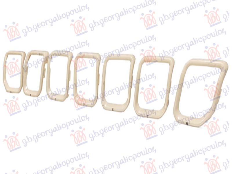 ΔΙΑΚΟΣΜΗΤΙΚΟ ΜΑΣΚΑΣ (ΣΕΤ 7 ΤΕΜΑΧΙΑ) (ΛΕΥΚΟ)