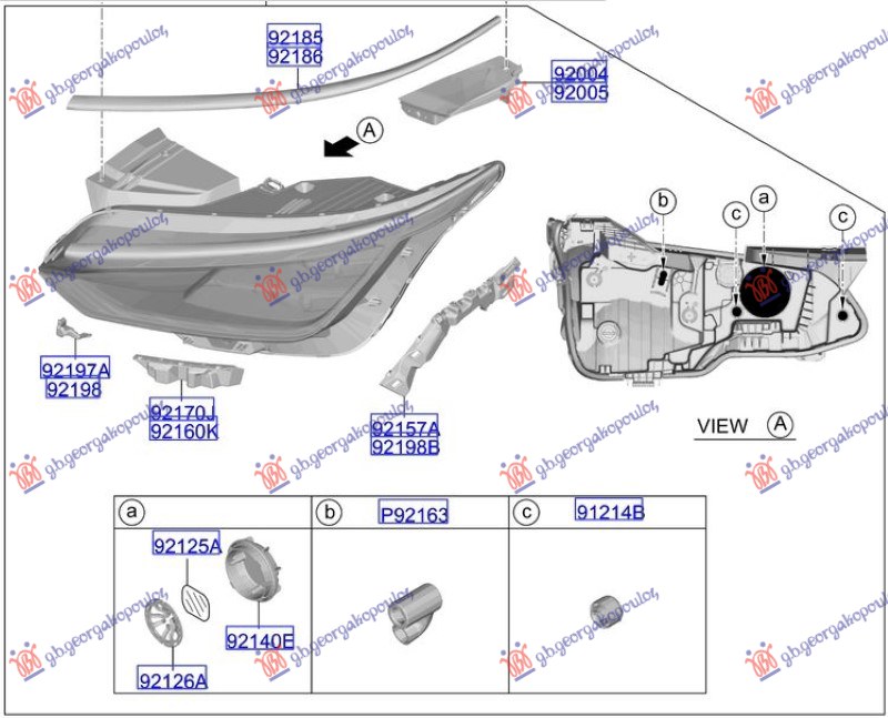 ΦΑΝΟΣ ΕΜΠΡΟΣ FULL LED ΕΞΥΠΝΟ (Γ)