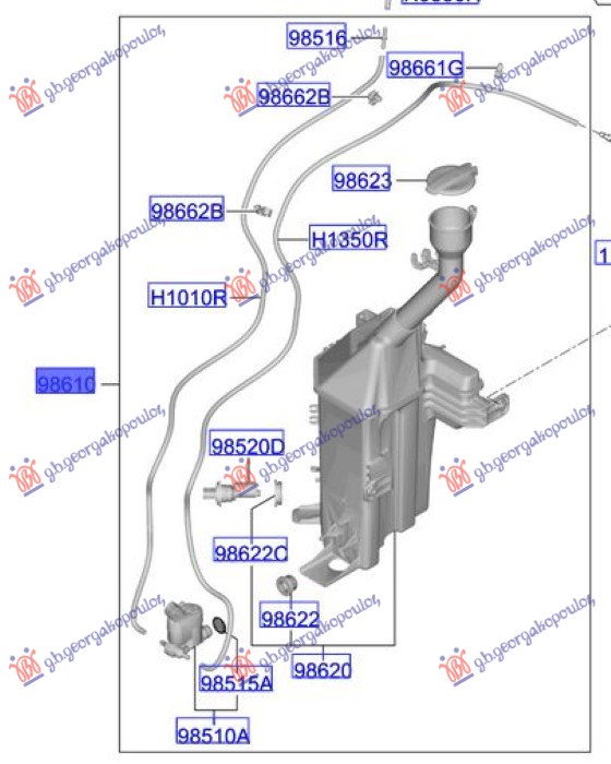 ΔΟΧΕΙΟ ΝΕΡΟΥ ΥΑΛΟΚΑΘΑΡΙΣΤΗΡΩΝ (Γ)