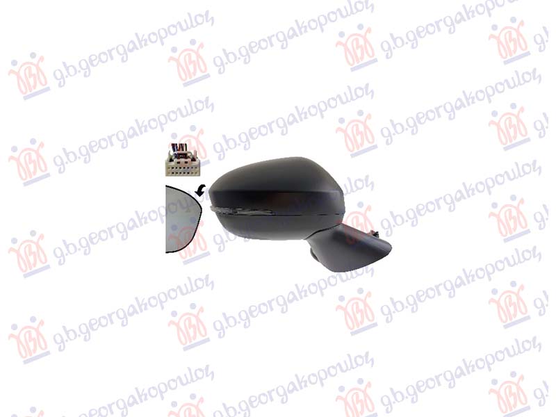 ΚΑΘΡΕΦΤΗΣ ΗΛΕΚΤΡΙΚΟΣ ΘΕΡΜΑΙΝΟΜΕΝΟΣ ΒΑΦΟΜΕΝΟΣ (ΜΕ ΦΛΑΣ & BLIS) (7Pin) (Α ΠΟΙΟΤΗΤΑ) (CONVEX GLASS) ΔΕΞ