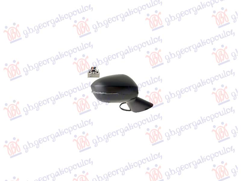 ΚΑΘΡΕΦΤΗΣ ΗΛΕΚΤΡΙΚΟΣ ΘΕΡΜΑΙΝΟΜΕΝΟΣ ΗΛΕΚΤΡΙΚΑ ΑΝΑΚΛΙΝΟΜΕΝΟΣ ΒΑΦΟΜΕΝΟΣ (ΜΕ ΦΛΑΣ) (8Pin) (Α ΠΟΙΟΤΗΤΑ) (CONVEX GLASS) ΔΕΞ